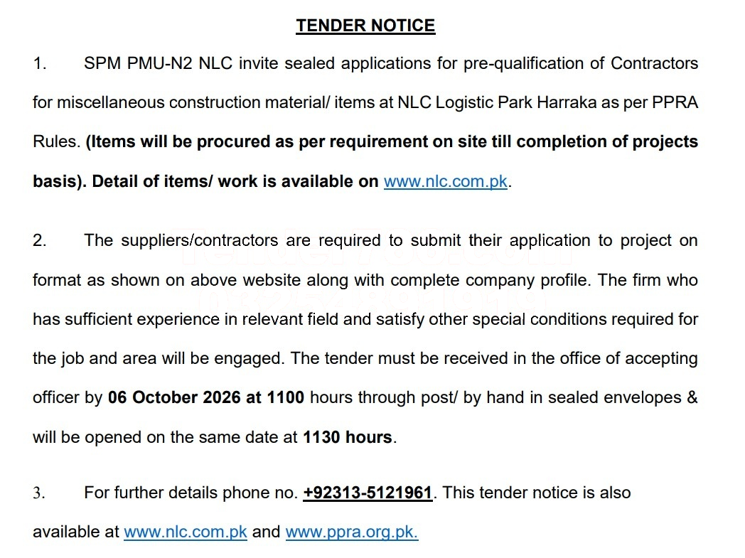 Tender Document