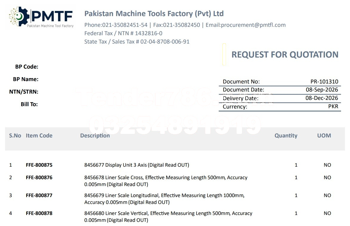 Tender Document