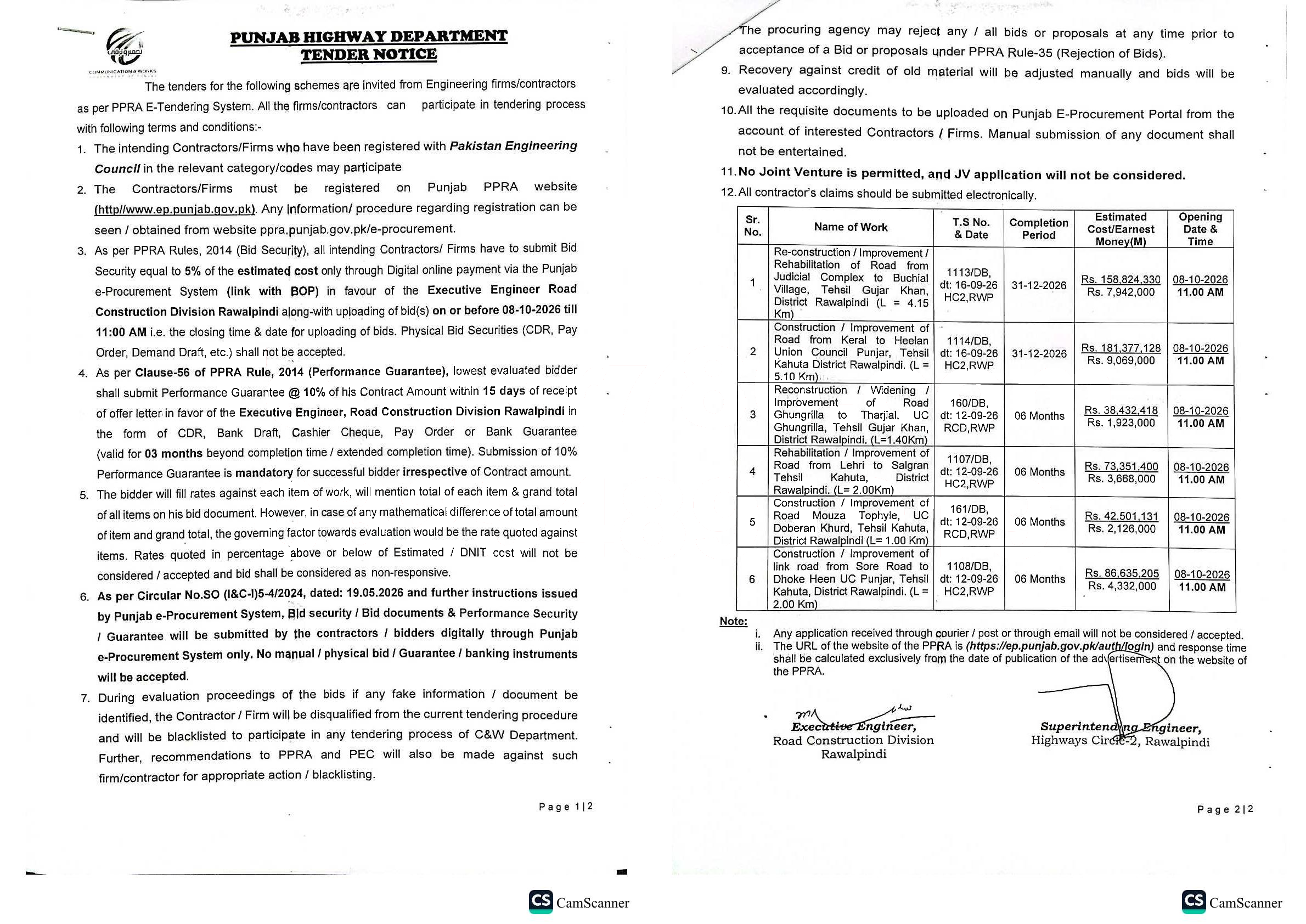 Tender Document
