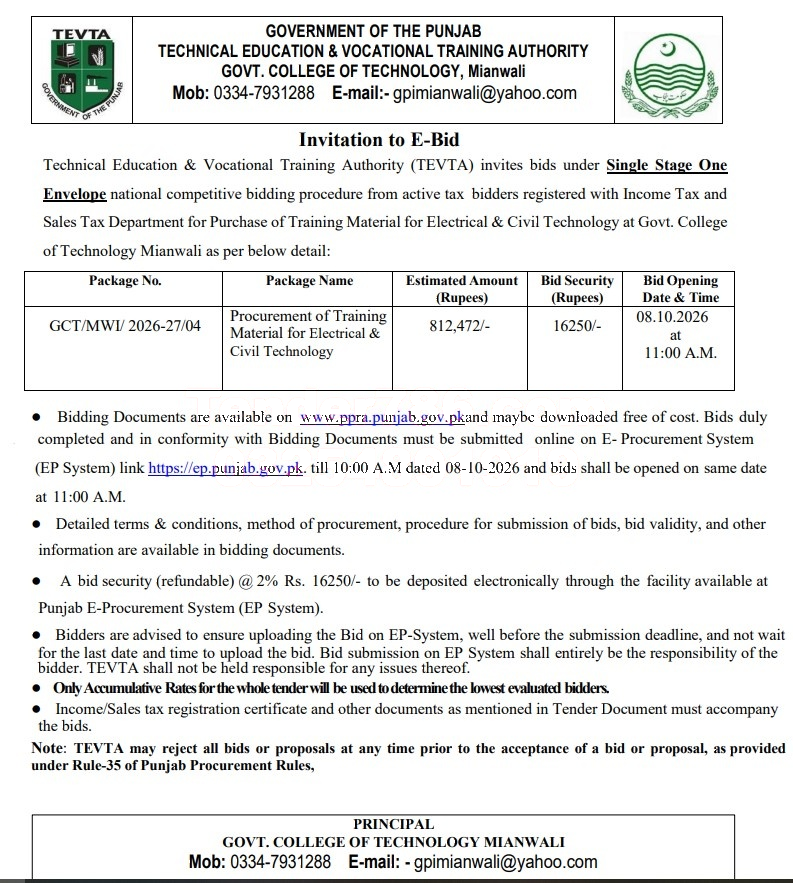 Tender Document