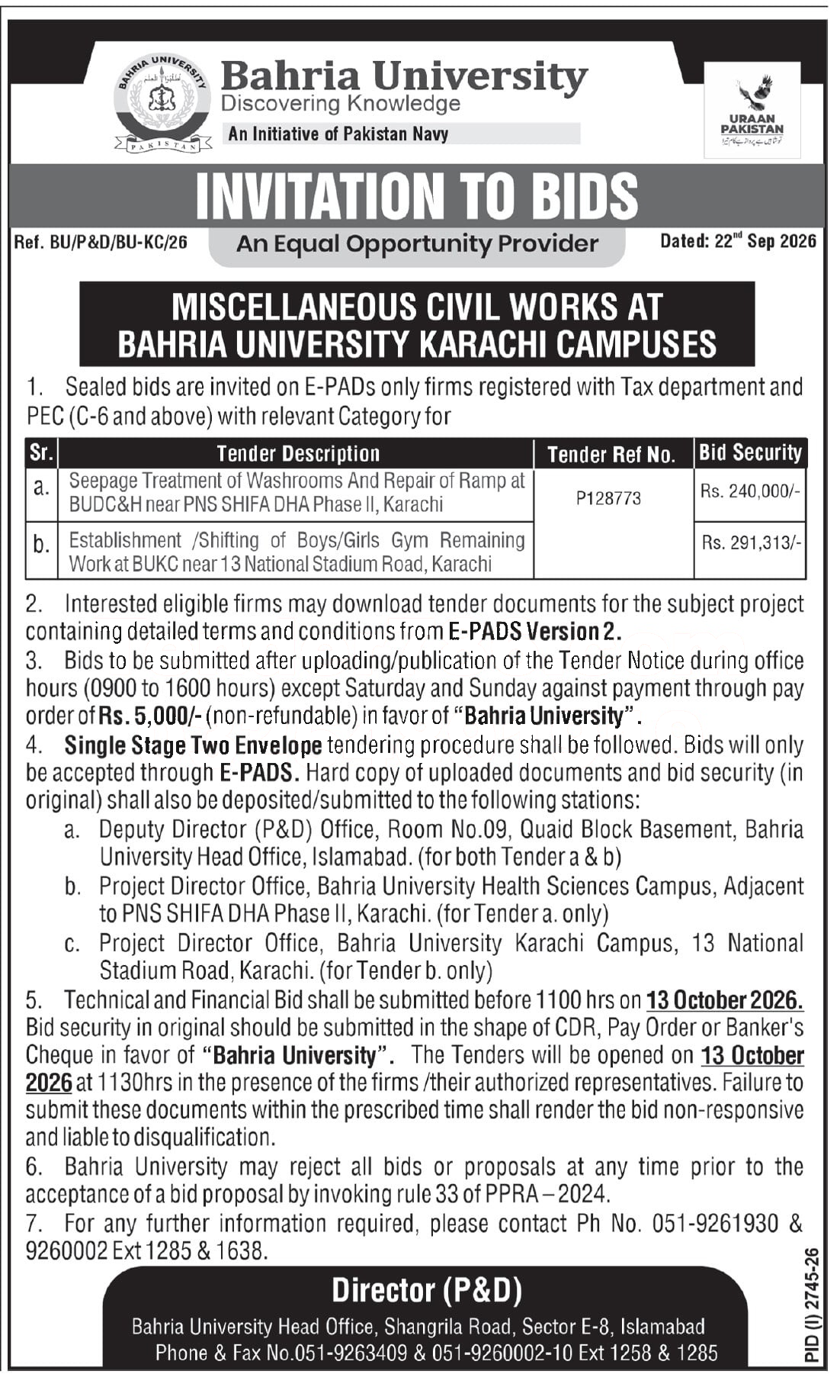 Tender Document