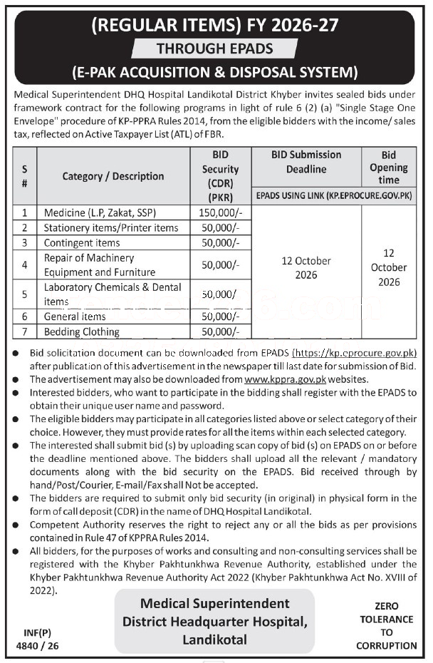 Tender Document