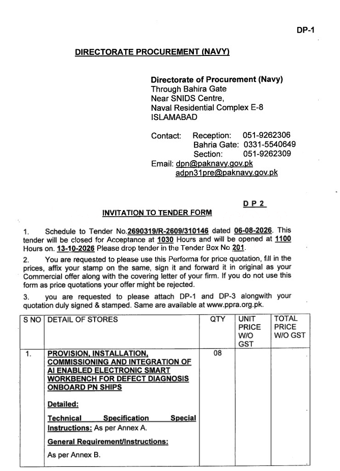 Tender Document