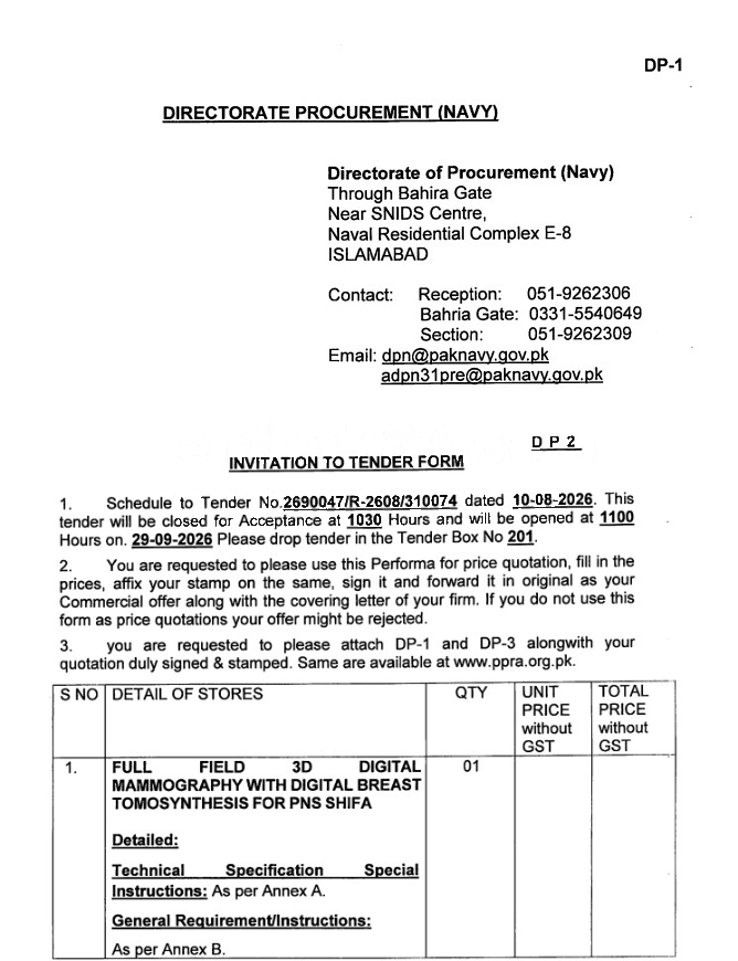 Tender Document