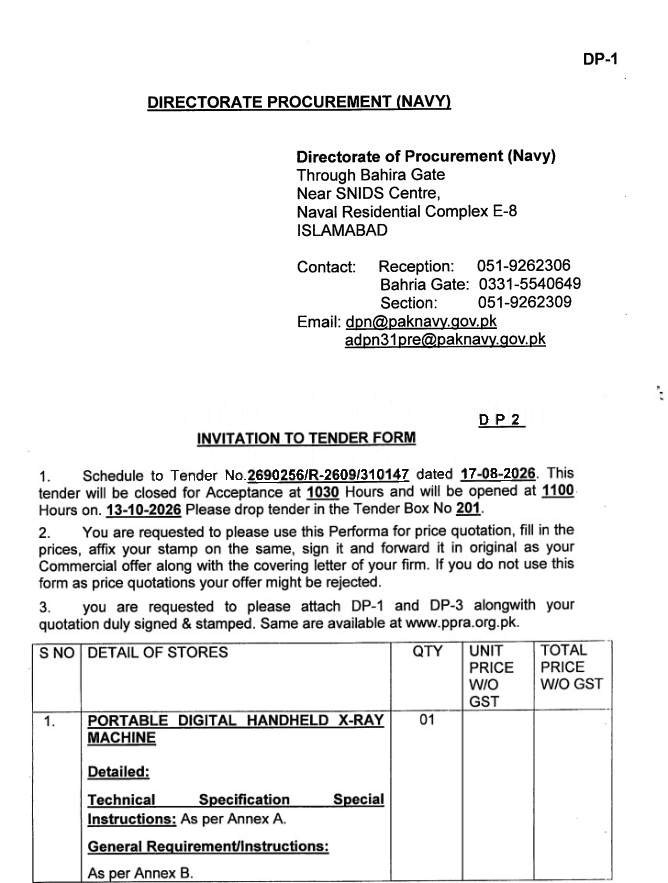 Tender Document