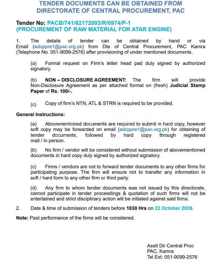 Tender Document
