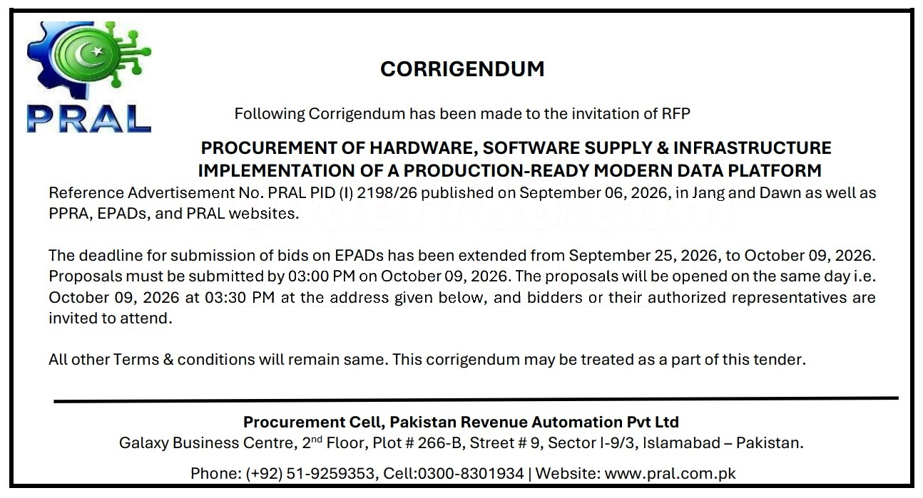 Tender Document