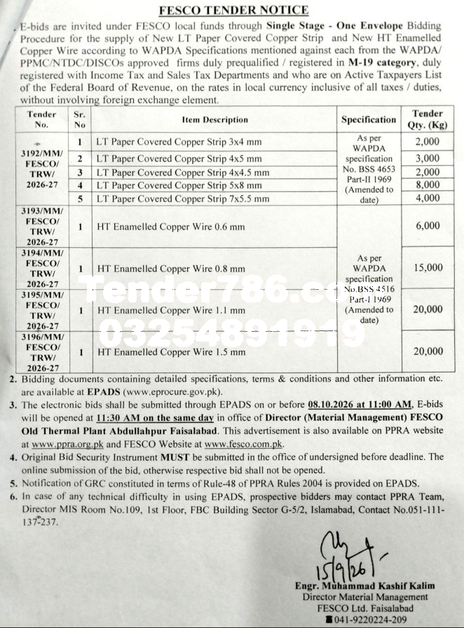 Tender Document
