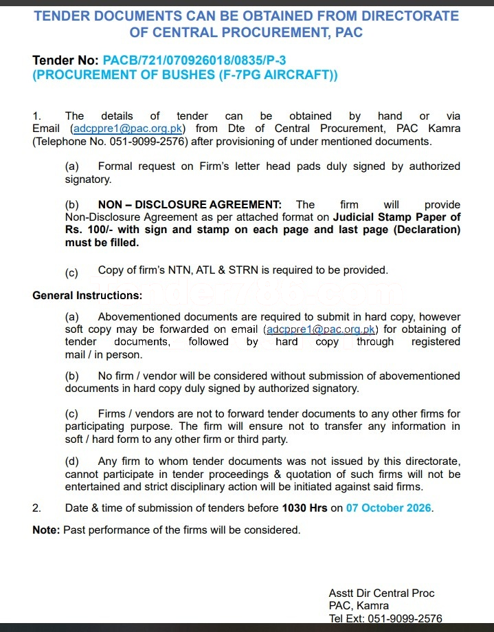 Tender Document