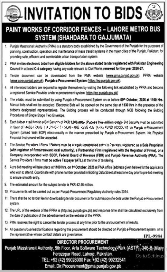 Tender Document
