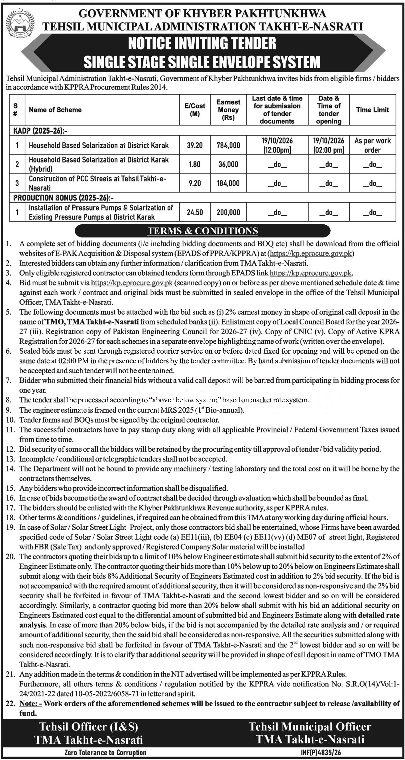 Tender Document