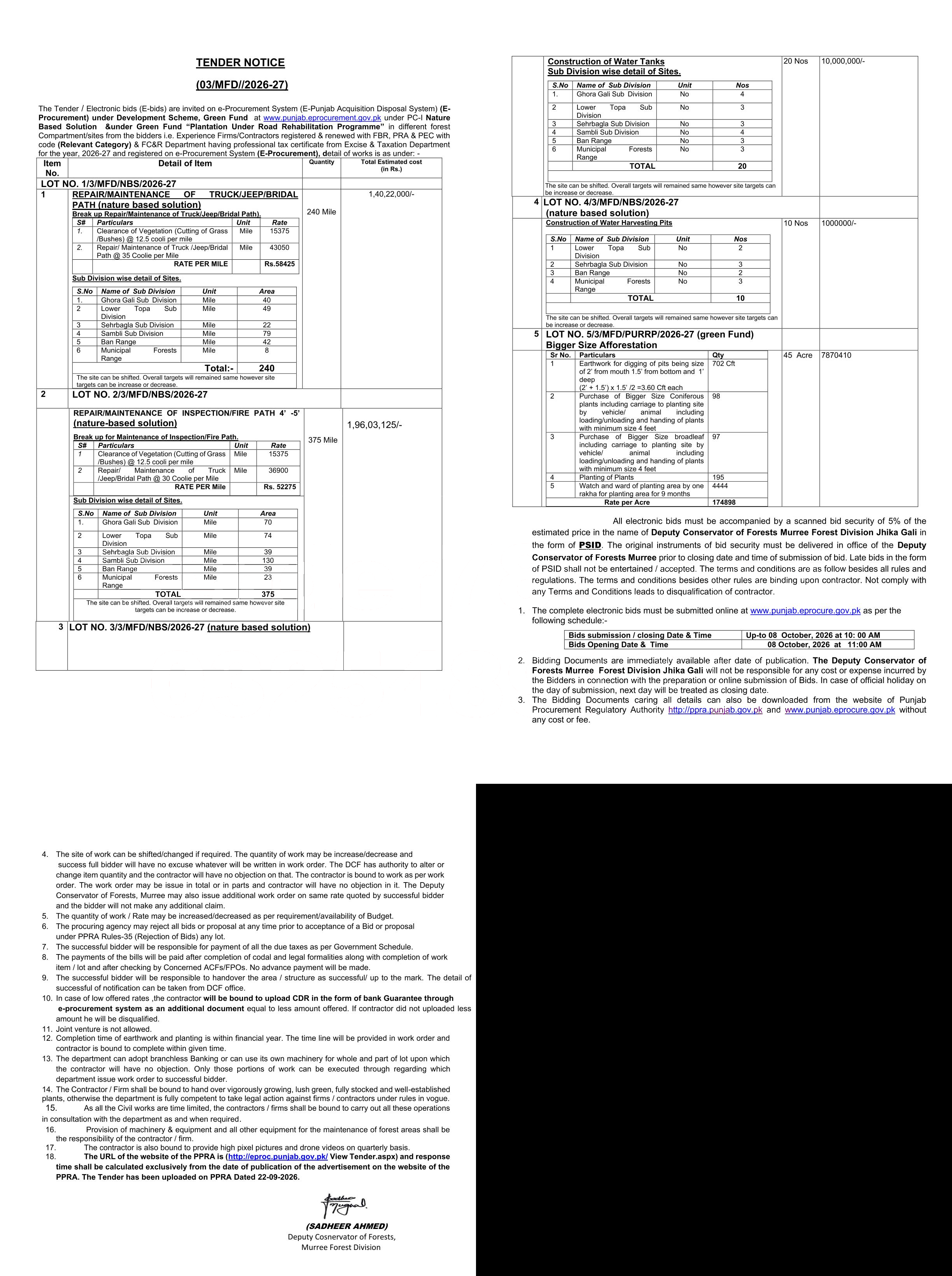 Tender Document