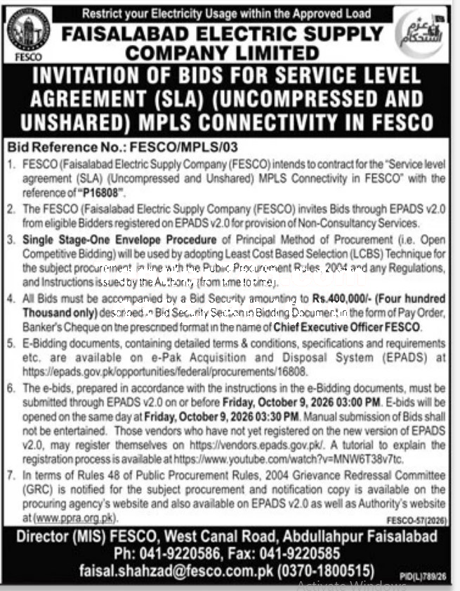 Tender Document