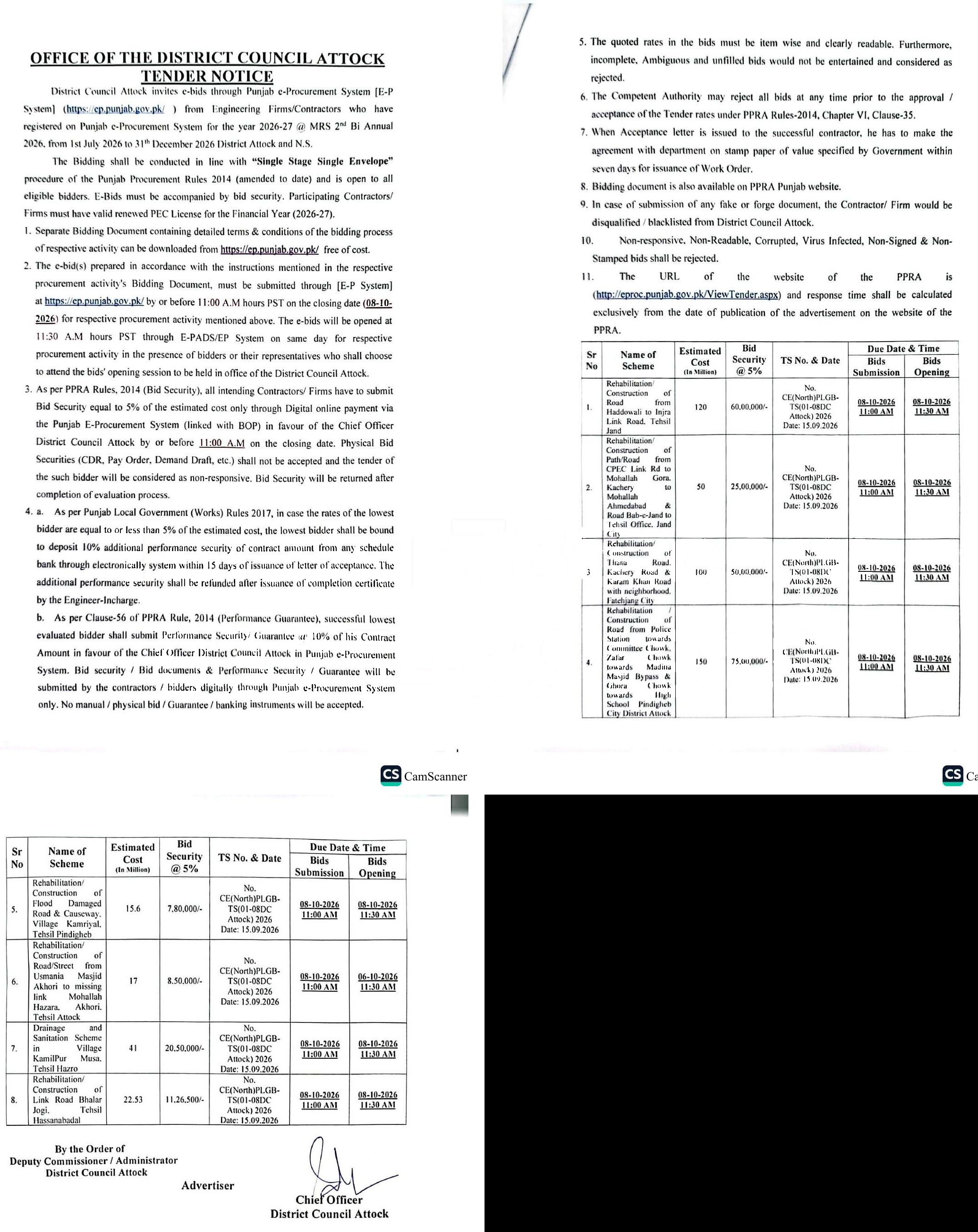 Tender Document