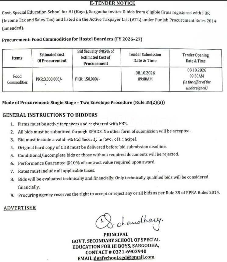 Tender Document