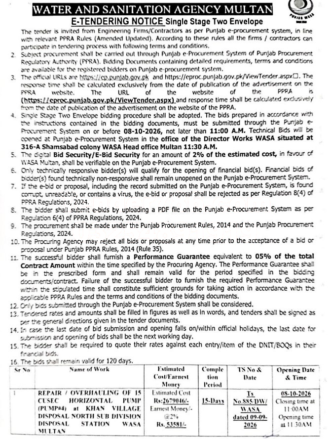 Tender Document