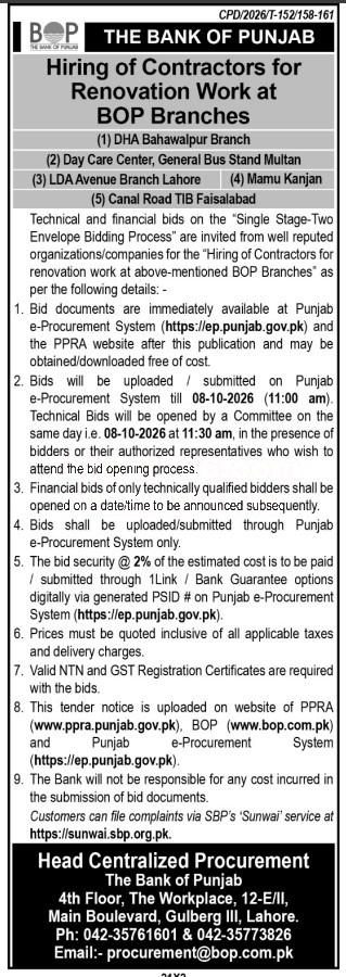 Tender Document