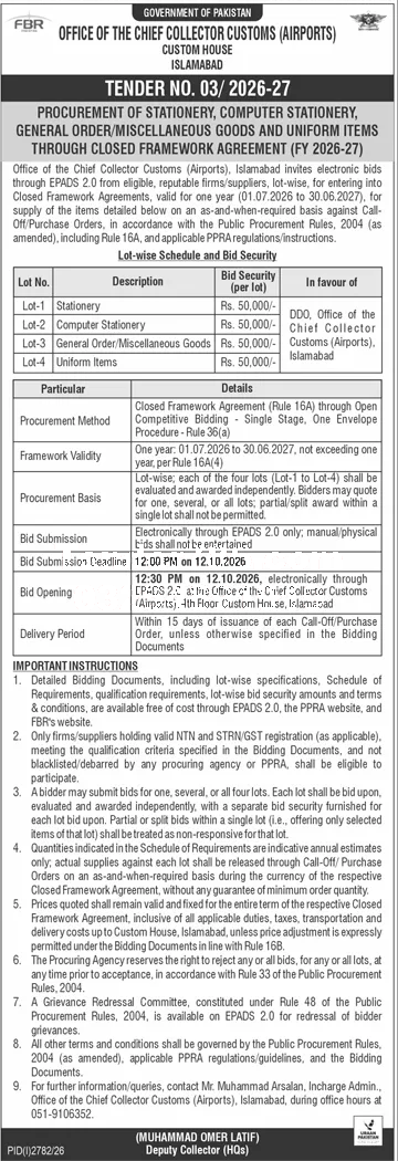 Tender Document