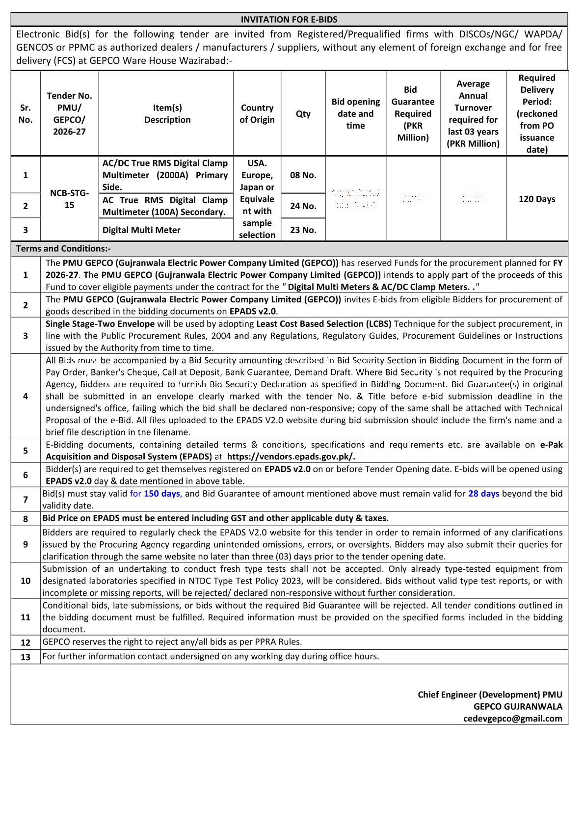Tender Document