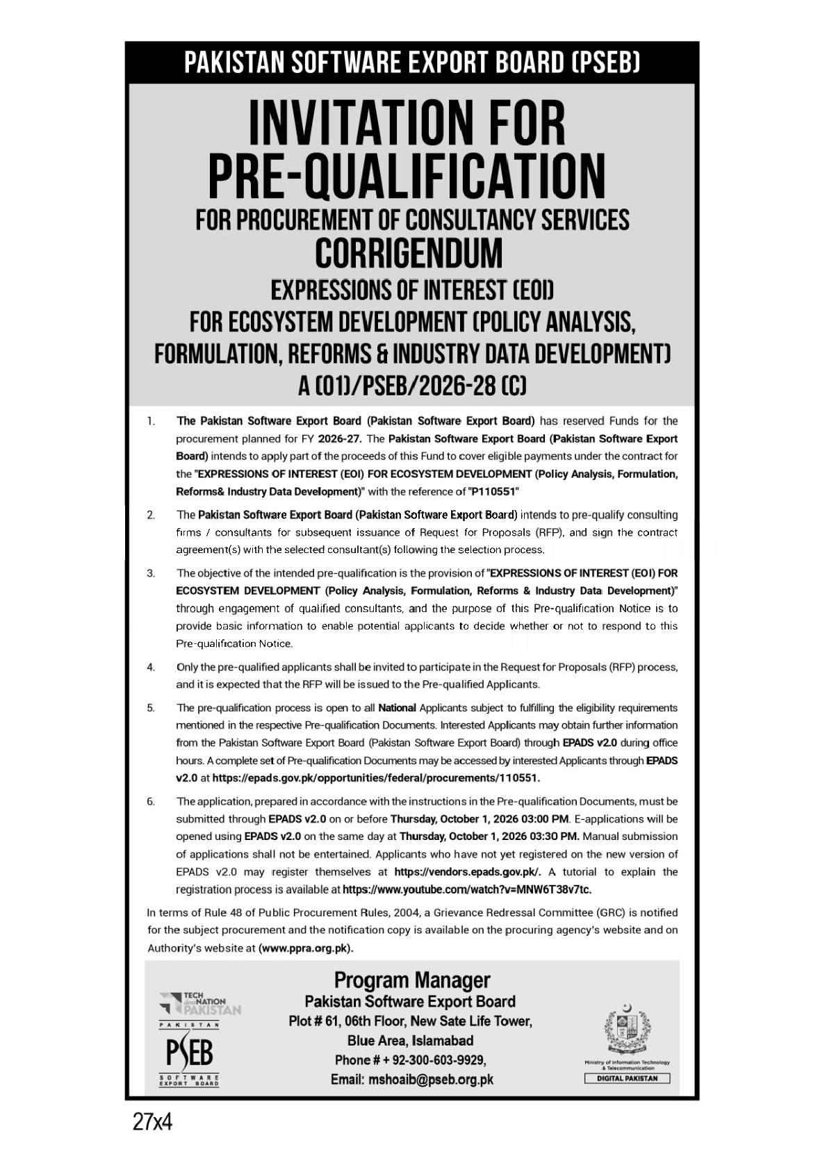 Tender Document