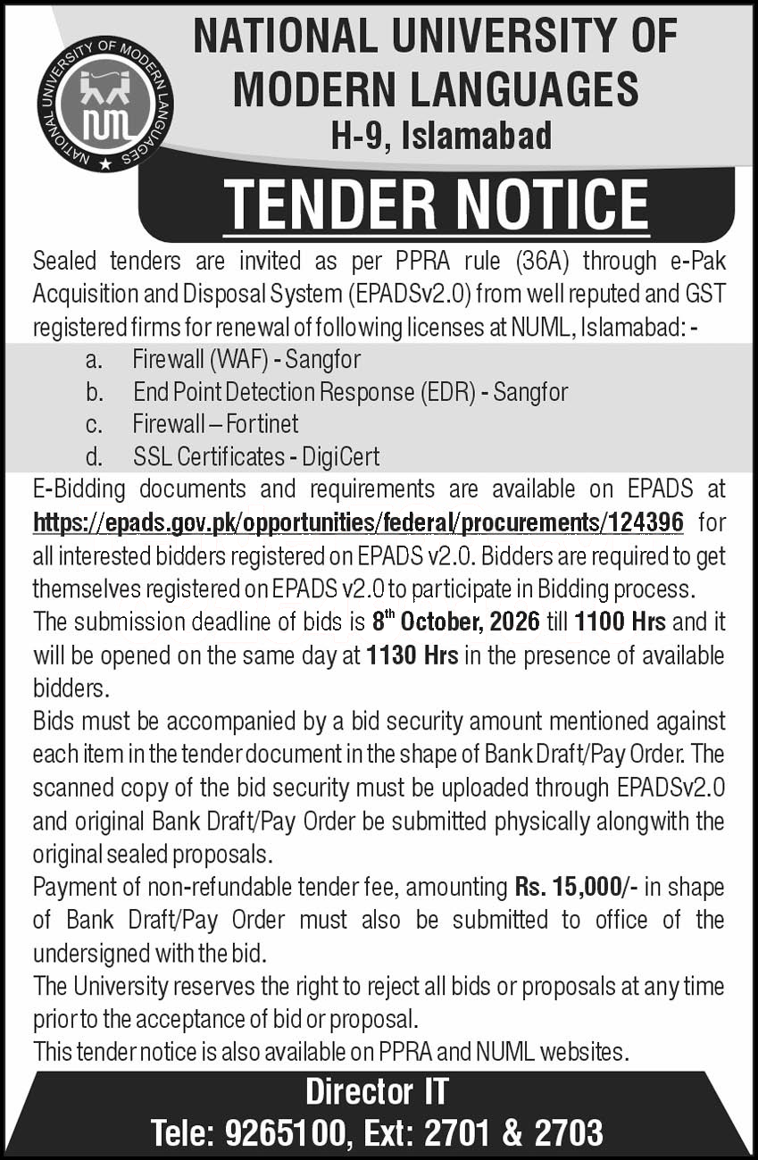 Tender Document