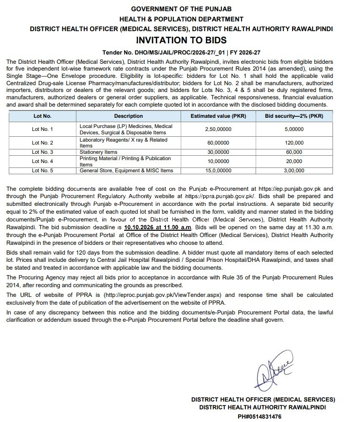 Tender Document