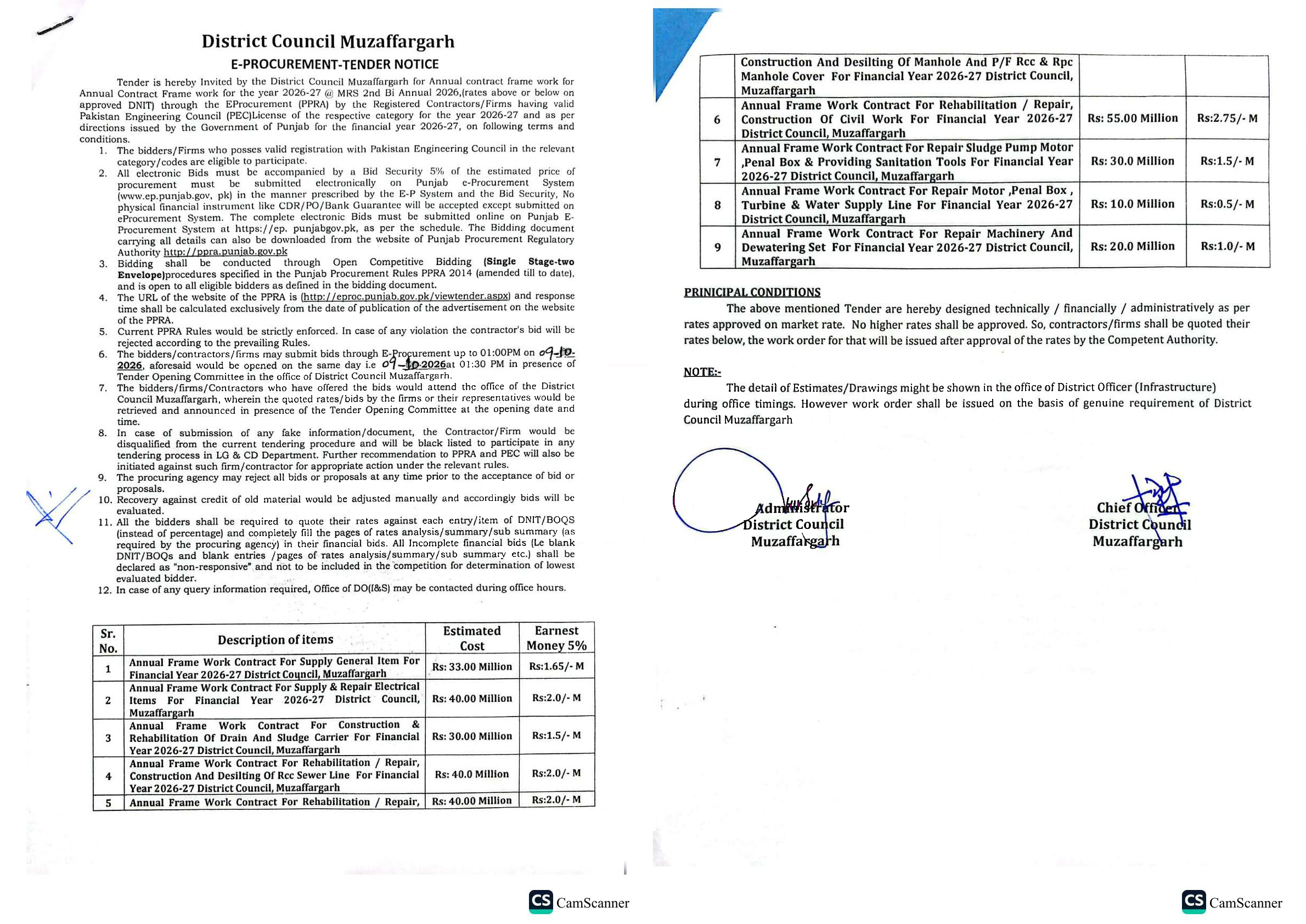 Tender Document