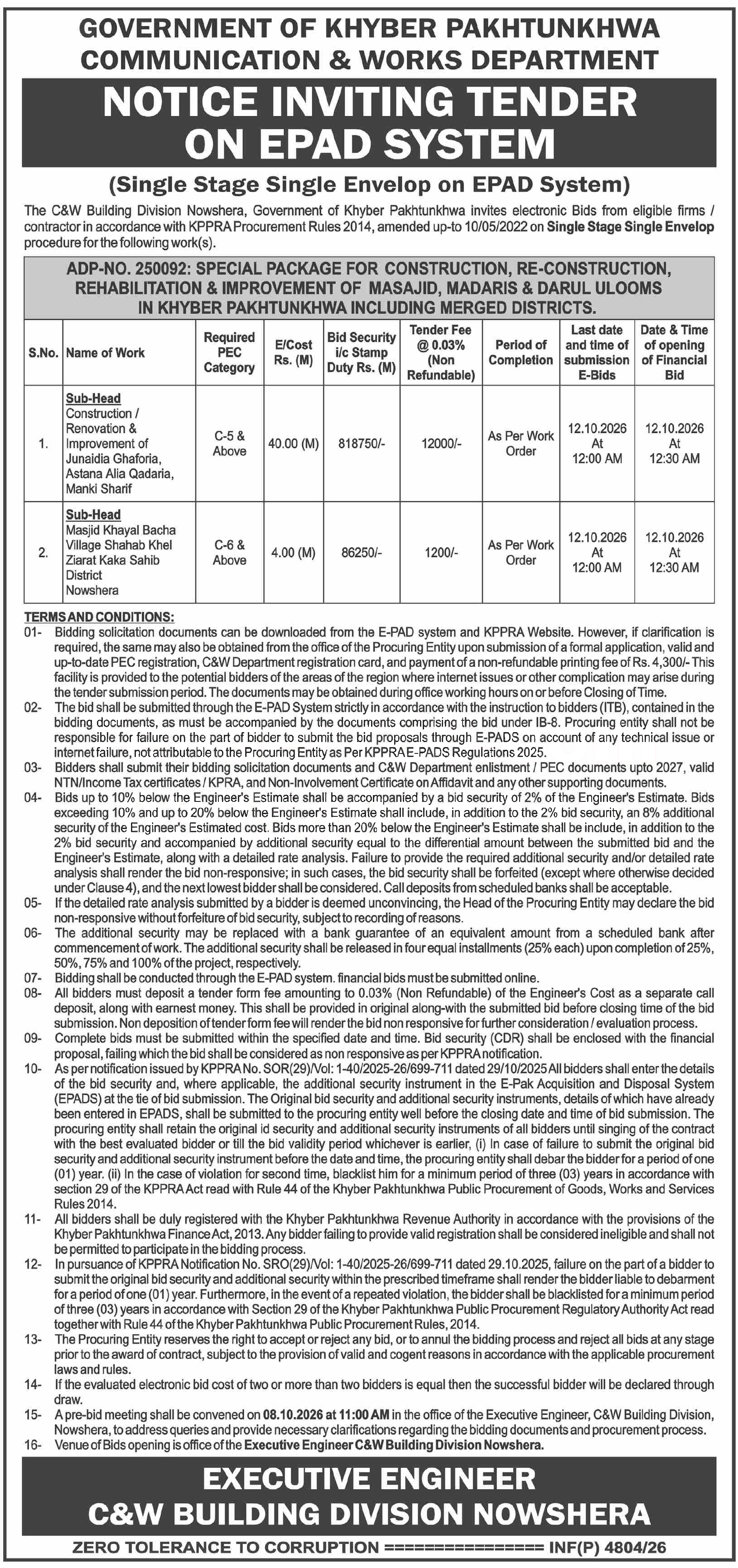 Tender Document