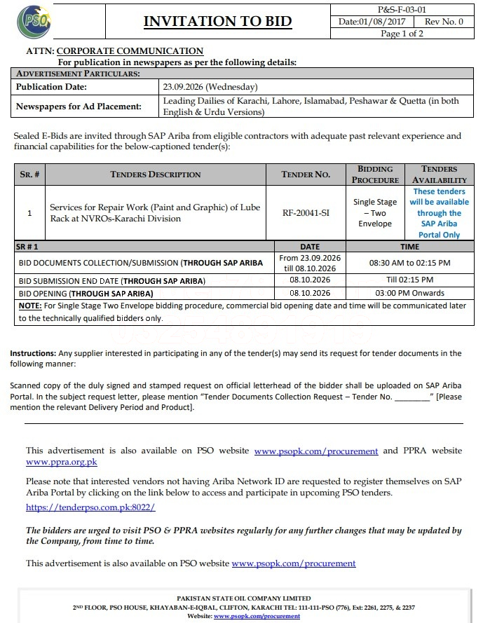 Tender Document