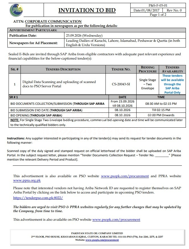 Tender Document