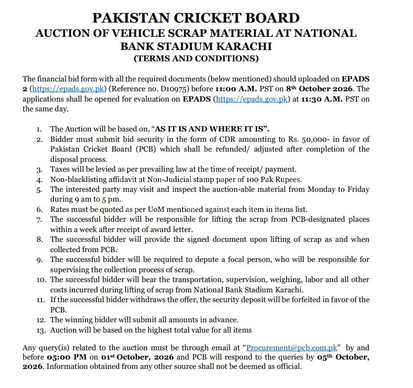 Tender Document
