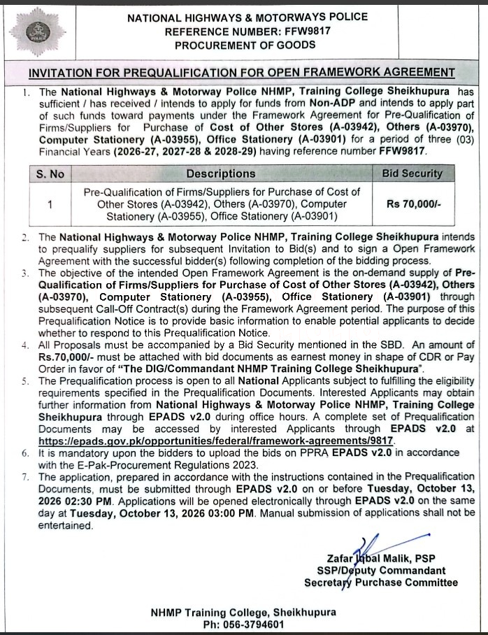 Tender Document