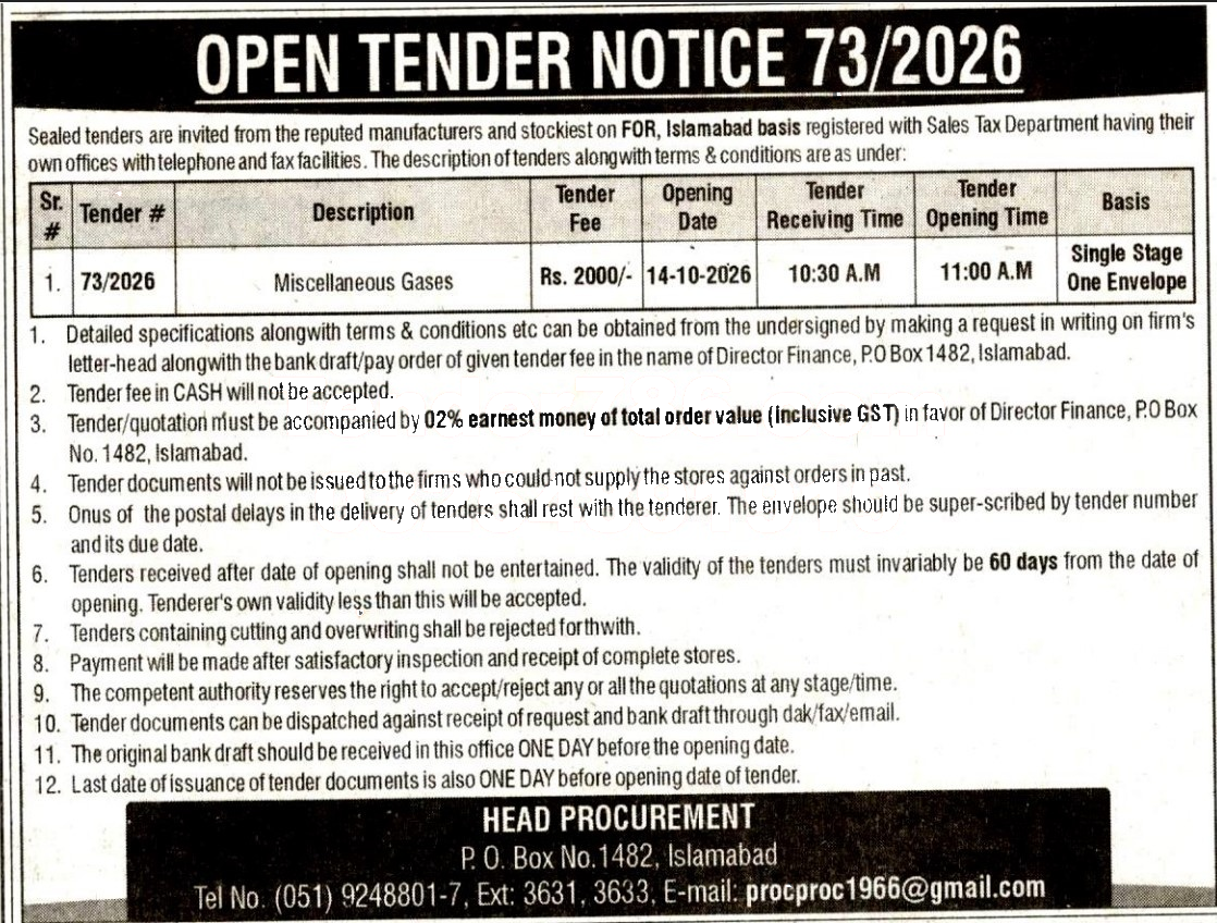 Tender Document