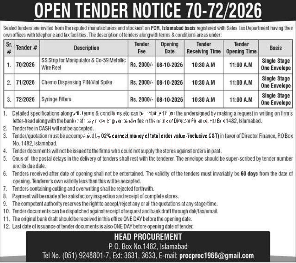 Tender Document