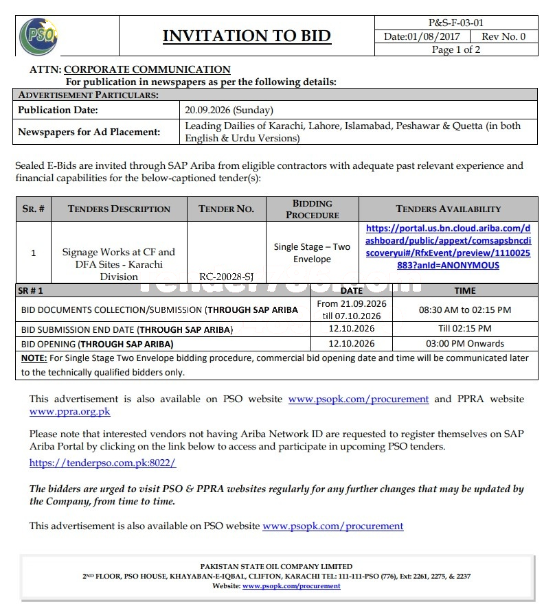 Tender Document