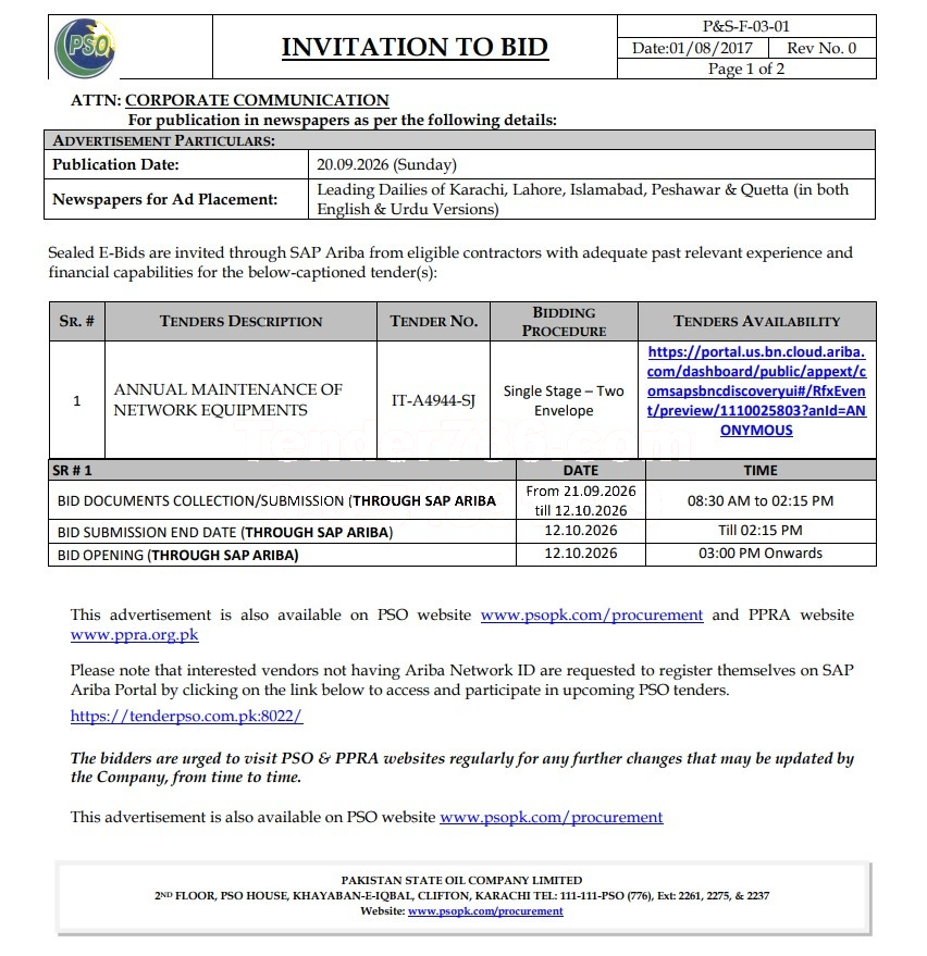 Tender Document