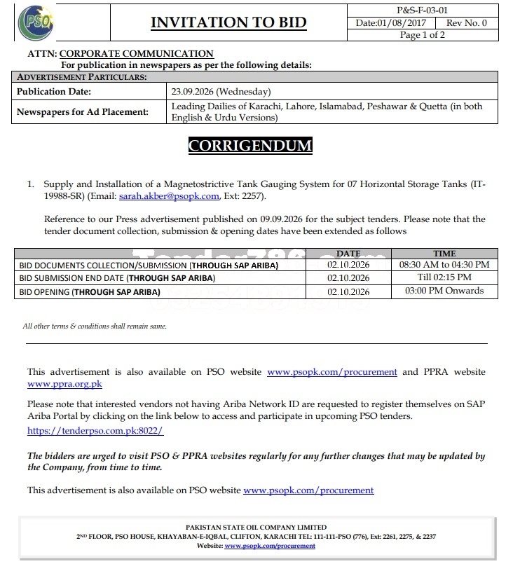 Tender Document