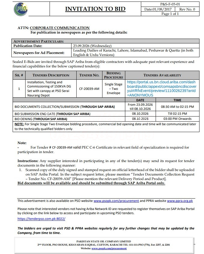 Tender Document