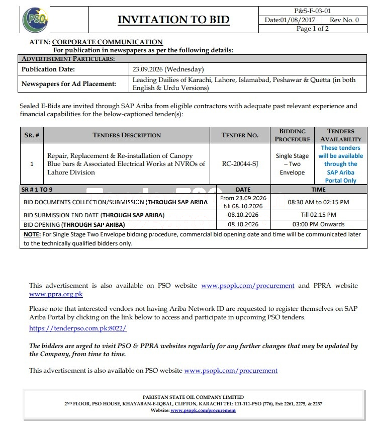 Tender Document