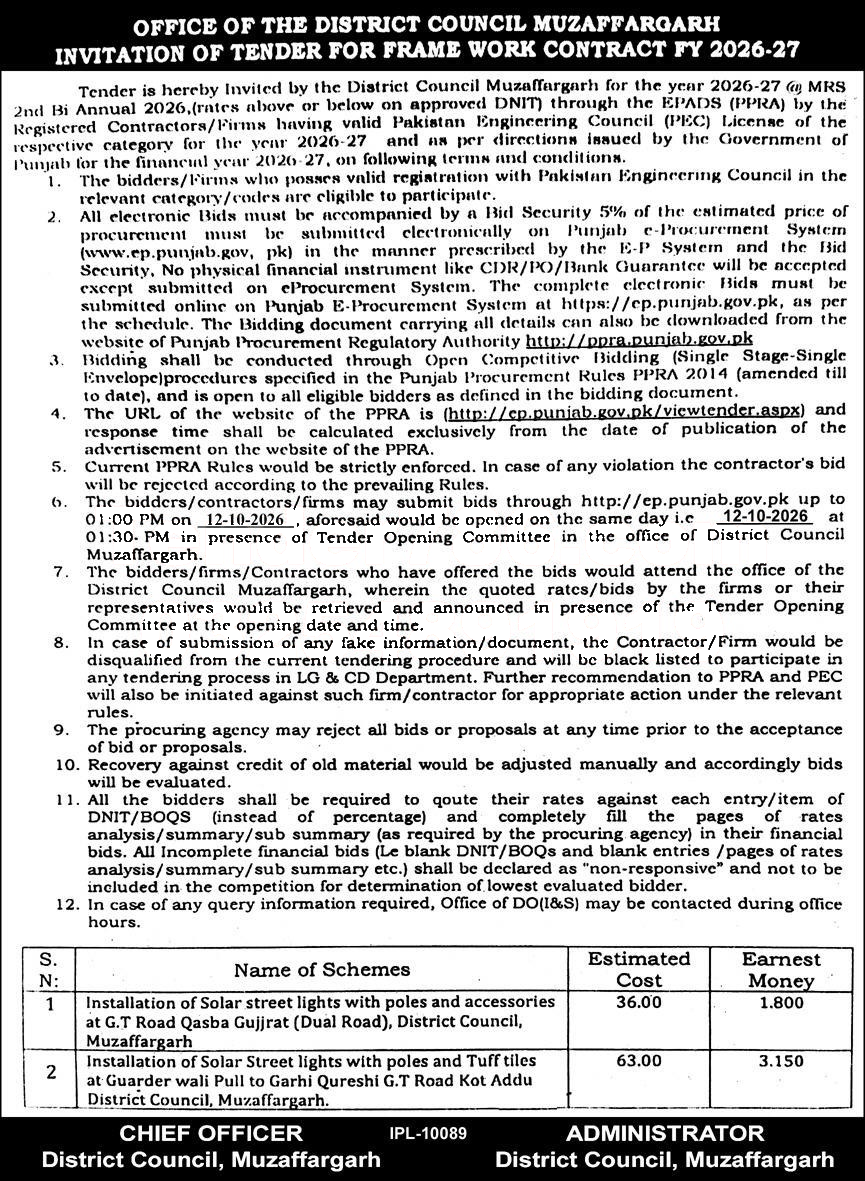 Tender Document