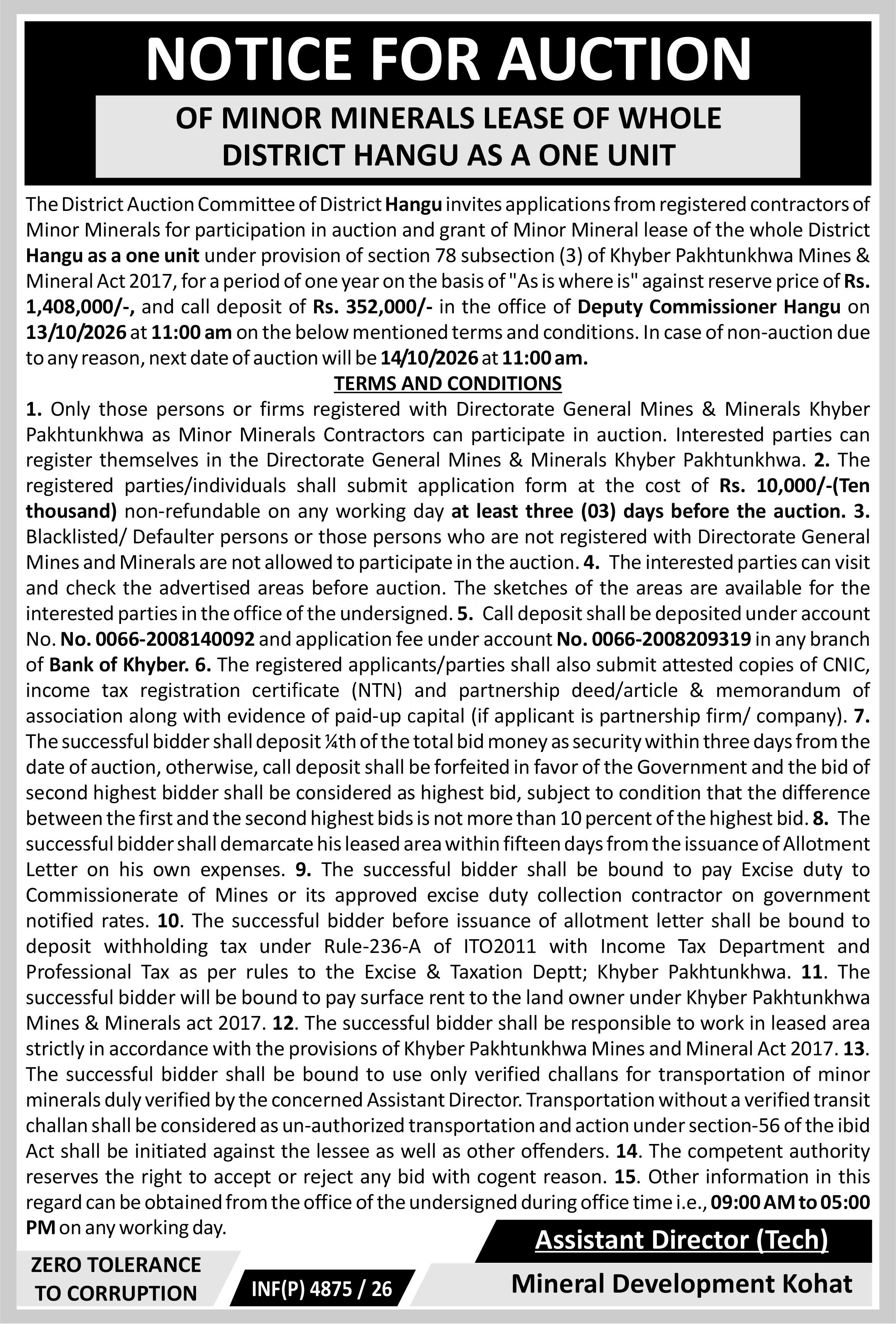Tender Document