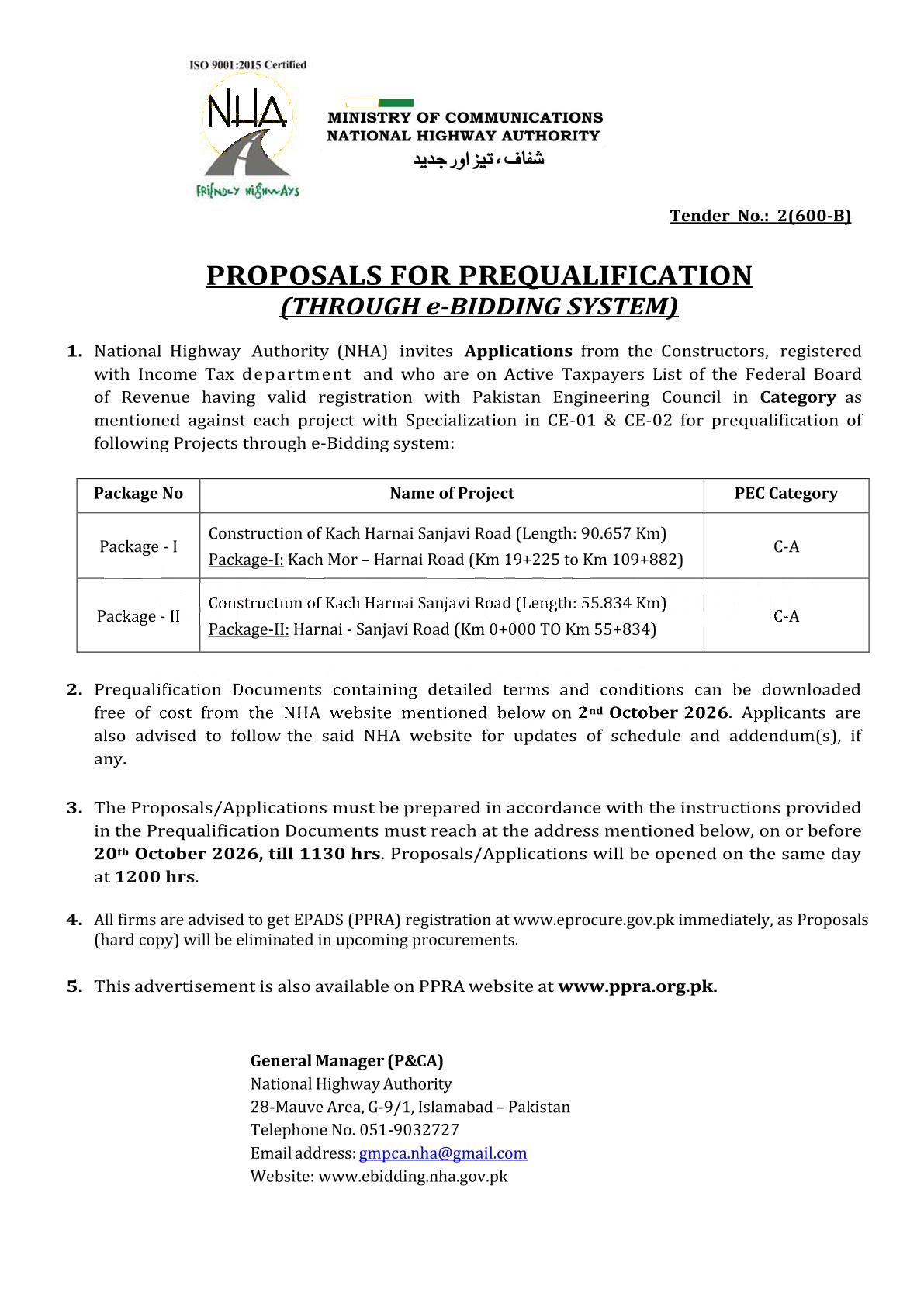 Tender Document
