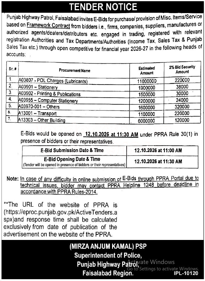 Tender Document