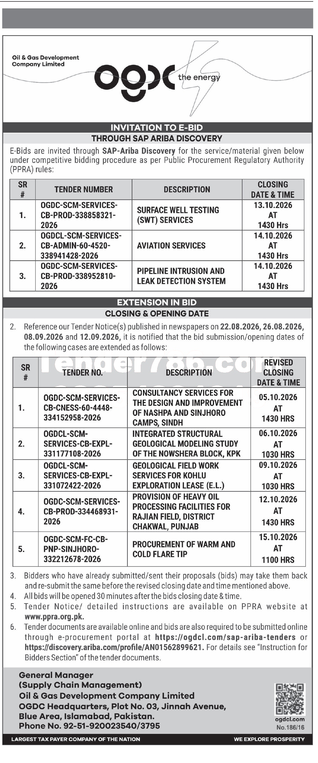 Tender Document