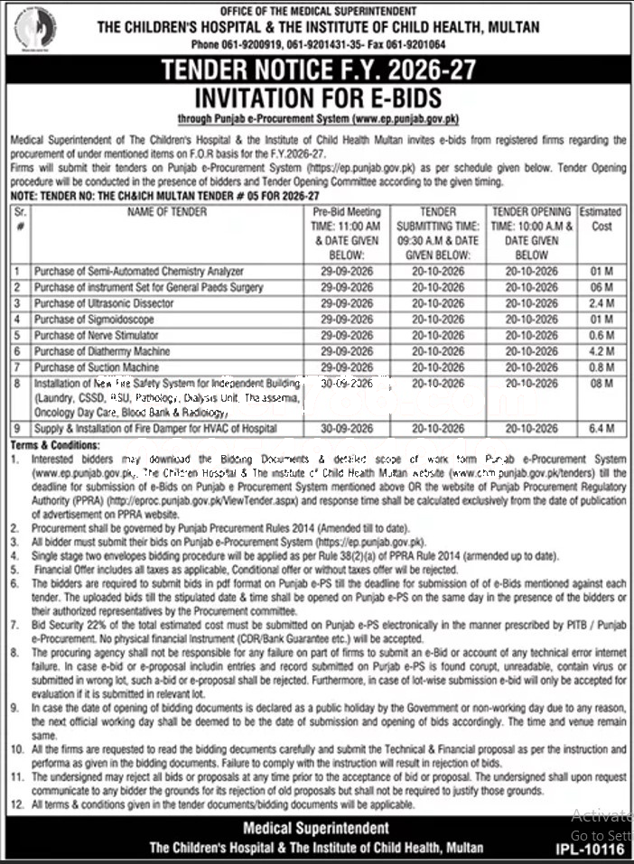 Tender Document