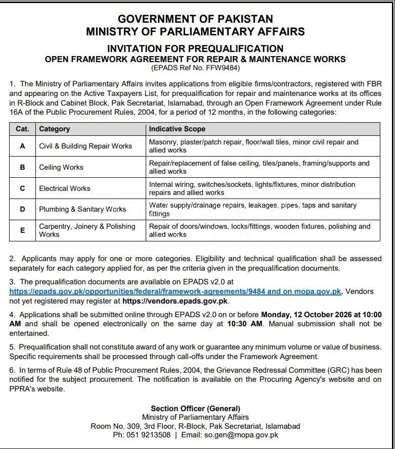 Tender Document