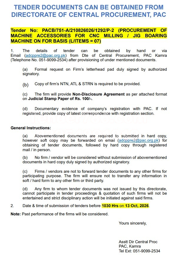 Tender Document