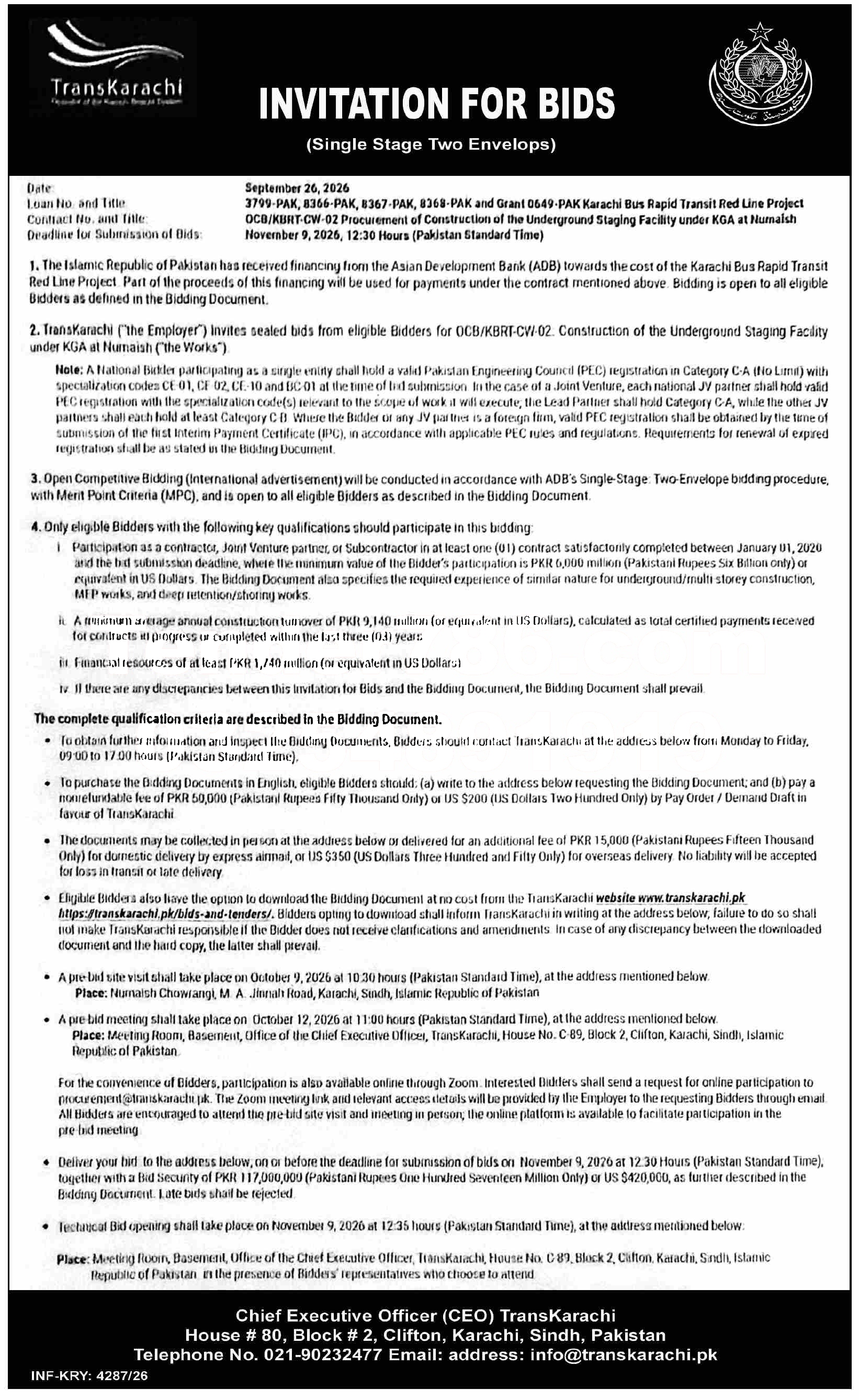 Tender Document
