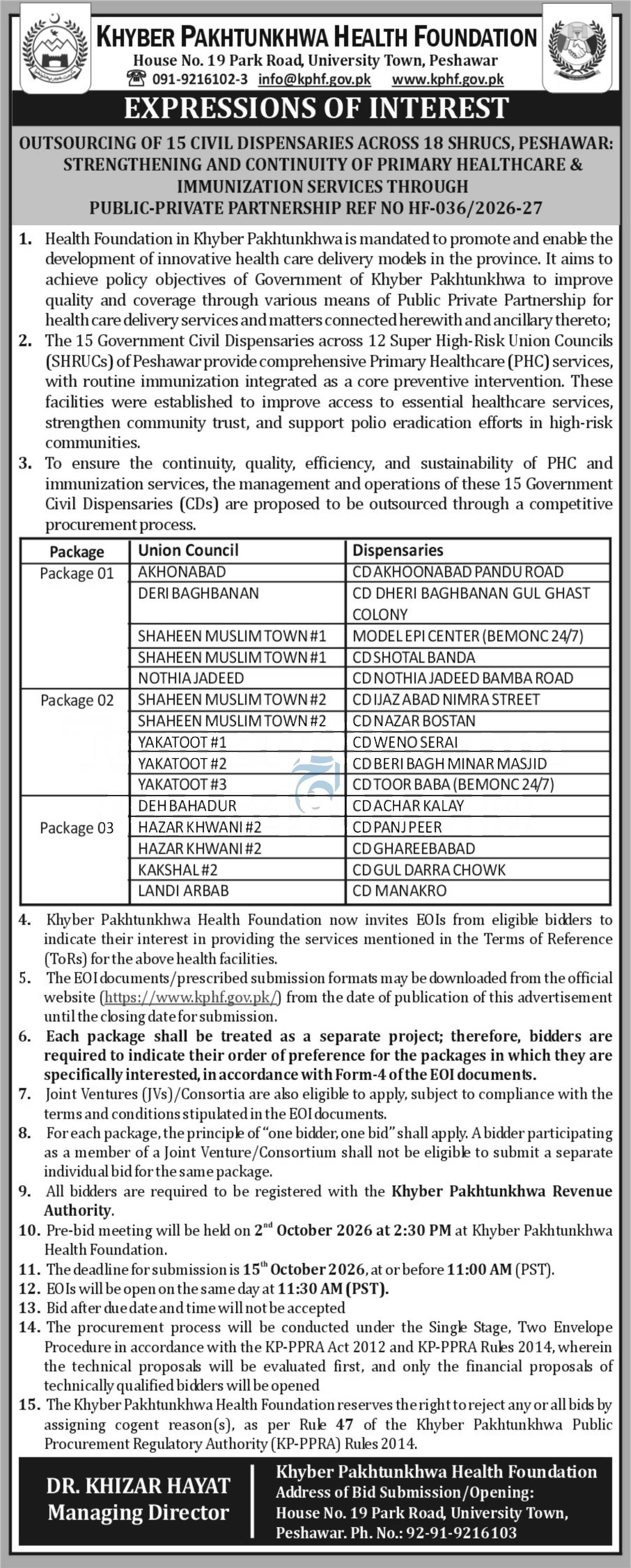 Tender Document