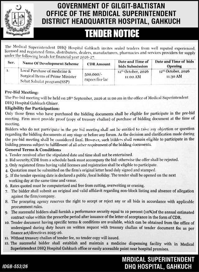 Tender Document